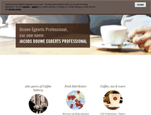 Tablet Screenshot of jacobsdouweegbertsprofessional.com